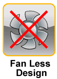 fanless design, no fan, fanless, industrial graded NVR